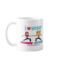 i love yoga mug