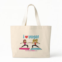 I love Yoga tote bag