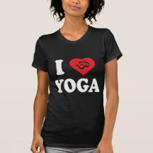 I Love Yoga Women's Dark T-Shirts