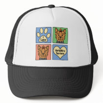 I Love Yorkshire Terriers Hats