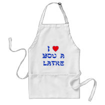 I love you a Latke aprons