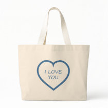 I Love You Canvas Bags