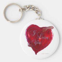 I Love You Balloon Keychains