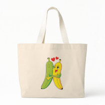 I Love You Bananas Tote Bags