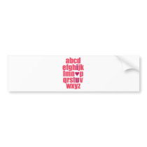 I love you bumper sticker