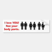I Love YOU! Bumper Sticker