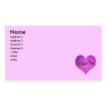 I love you business cards