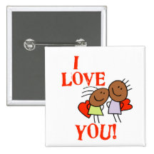 I Love You Button