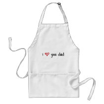 I Love You, Dad Aprons