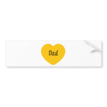 I Love You, Dad Bumper Sticker