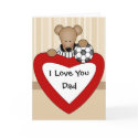 I Love You Dad card