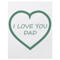 I Love You Dad Flyer