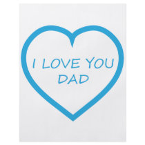 I Love You Dad Full Color Flyer