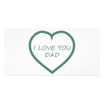 I Love You Dad Photo Cards