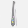 I Love You Daddy. Light Grey Tie for Fathers.