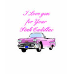 I Love You For Your Pink Cadillac Vintage 50s Tank Top