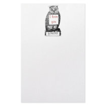 I love you, forever stationery paper