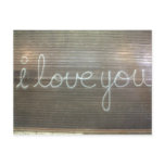 I Love You Graffiti Post Cards