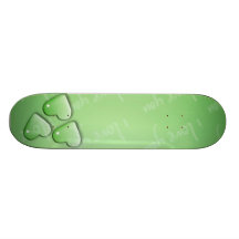 I Love You Green Skateboards