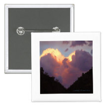I Love You, Heart Cloud Pinback Buttons