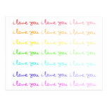i love you i love you i love you postcard