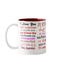I Love You in 63 Languages Large Mug