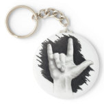 I LOVE YOU IN ASL #2 KEY CHAIN