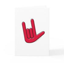 I Love You in Sign Greeting Cards