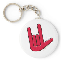 I Love You in Sign Keychain