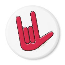 I Love You in Sign Magnet