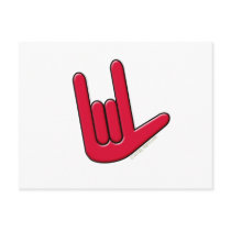 I Love You in Sign Post Cards
