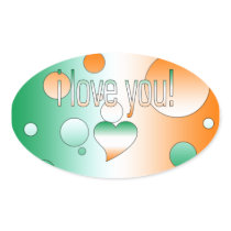 I Love You! Ireland Flag Colours Pop Art