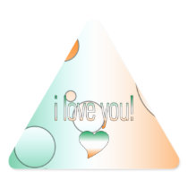 I Love You! Ireland Flag Colours Pop Art