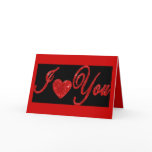 I Love You! - Marriage Proposal Greeting Card