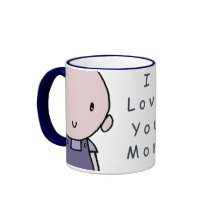 I Love You Mom Boy Mug
