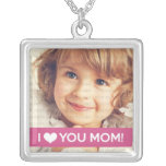 I Love You Mom - Custom Photo Custom Jewelry