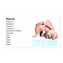 I Love You Mommy Business Card