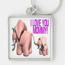 I Love You Mommy Key Chain