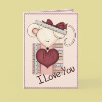 I Love You Mouse cards