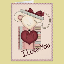 I Love You Mouse cards