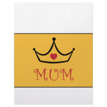 I Love You Mum Letterhead Design