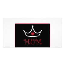 I Love You Mum Photo Card Template