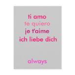 I love you ... no matter what language (Customize)