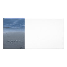 I Love You On The Beach Picture Card