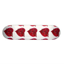 I Love You on white Skateboards