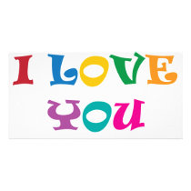 I Love You Photo Card Template