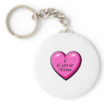 I Love You (Pink) Keychains