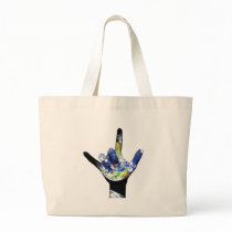 I Love You Planet Earth Bag