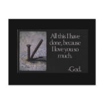 I love you. post card