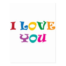 I Love You Postcard